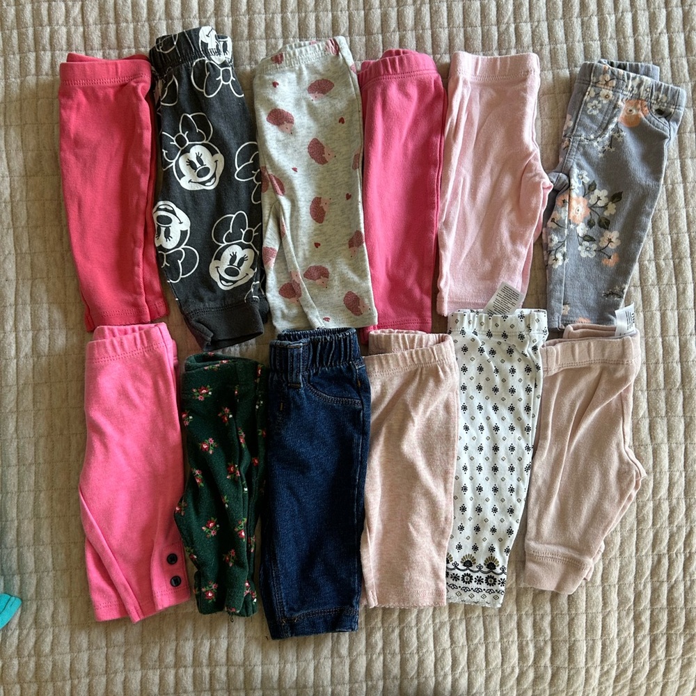 Assorted Baby Leggings Set